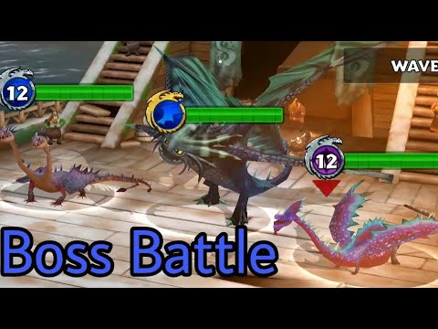 Final Boss Battle VS Reignstorm - Bork's Treasure Adventure - Gauntlet Event - Dragons:Rise of Berk