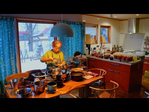 -17°C Winter Day: Ramen & Freezer Prep with My Mom
