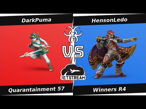 Quarantainment 57 Winners R4 - DarkPuma (Hero) Vs HensonLedo (Ganondorf) - SSBU