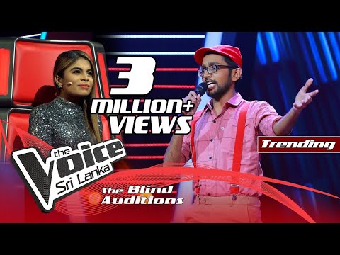 Harith Wijeratne - Hemin Sare Piya Wida (හෙමින් සෑරේ) | Blind Auditions | The Voice Sri Lanka