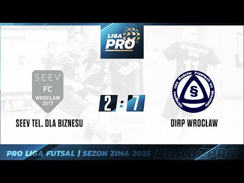 Skrót | SEEV TEL. DLA BIZNESU - OIRP WROCŁAW 2:7, Sezon Futsal 2025, Häfele PRO Liga, 08.02.2025