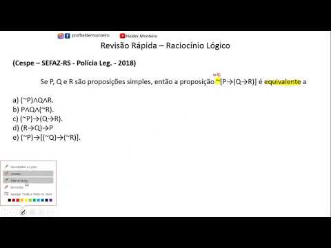 Questão 72 - SEFAZ-RS - 2018 (Negação)
