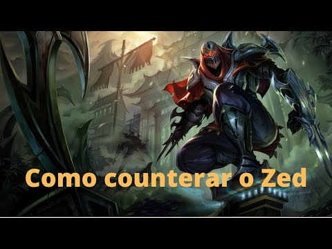 Como counterar: Zed o mestre das sombras.