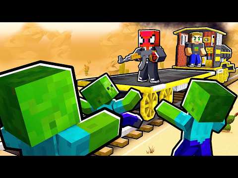 ÇÖLDE TEHLİKELİ TREN YOLCULUĞU - Minecraft Dead Rails