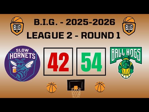 Slow Hornets 42-54 Ball Hogs (Round1-League2-04/10/2025) 