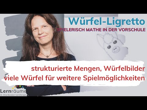spielerische Mathematik im Kindergarten: Würfel-Ligretto für strukturierte Mengen und Zahlenraum 6+