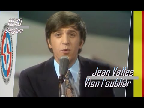 eurovision 1970 Belgium 🇧🇪 Jean Vallee - Vien l'oublier ᴴᴰ