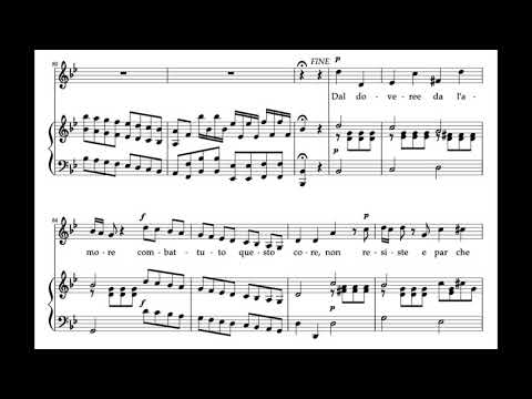 Agitata da due venti (Griselda - A. Vivaldi) Score Animation