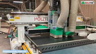 Máy cnc Nesting trung tâm PRO-R1V9F cắt chi tiết bọc Sofa