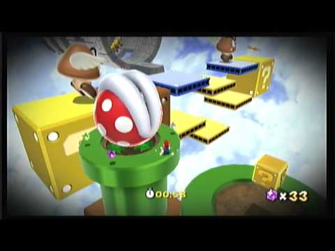 Super Mario Galaxy 2 - Stage 4-1: Comet Star "Big Wigglers Speed Run"