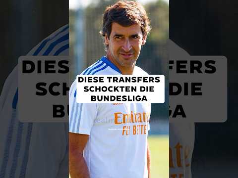Diese Transfers waren KRASS! 😳 #fussball #bundesliga #raul #schalke #s04 #hsv #hamburg