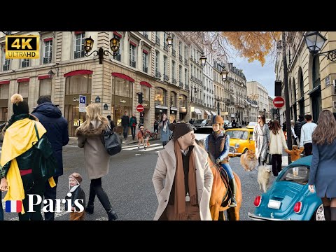 12 January 2026 PARIS 🇫🇷 FRANCE 4K HDR WALK WONDERFUL ☕️🥨 WALK TOUR | PARIS STREET WALK 