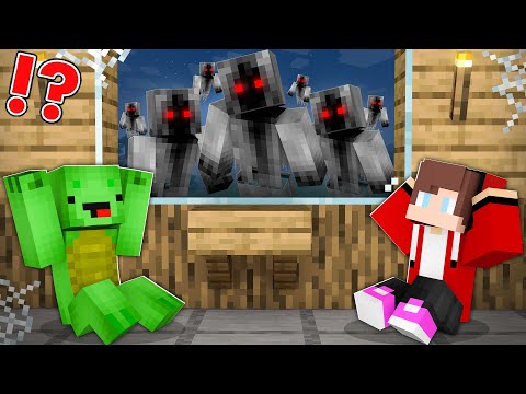 Minecraft but Every Night is Attacked by Ghosts - Maizen JJ and Mikey