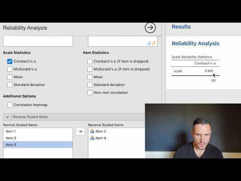 Cronbachs Alpha auf Jamovi: Berechnen, Interpretieren und Berichten