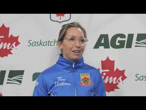 Media Scrum - Draw 9 - 2021 Tim Hortons Curling Trials