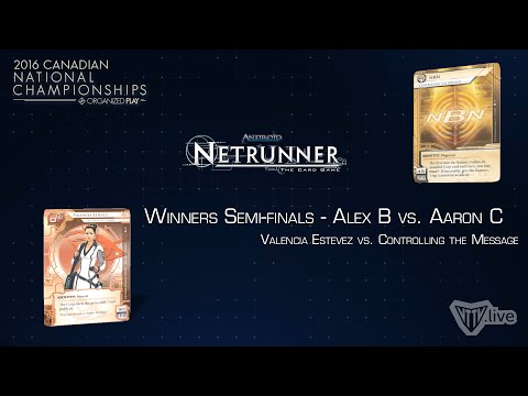 Android: Netrunner - 2016 Canadian Nationals - Winners Semis: Val vs. CTM