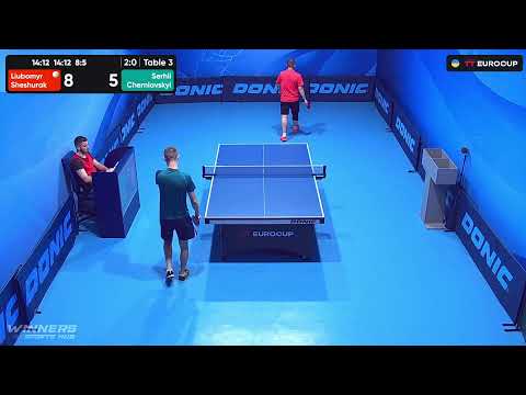 10:45 Liubomyr Sheshurak - Serhii Cherniavskyi 30.08.2023 TT Euro.Cup Ukraine Star. TABLE 3