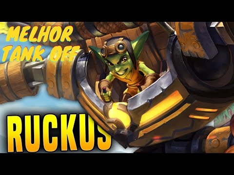 [PALADINS DICAS DE COMO JOGAR BEM DE RUCKUS] Melhor tank off