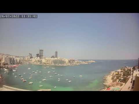 Malta Weather Webcam, Sliema Malta