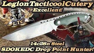 SDOKEDC Drop Point Hunter in 14c28n steel