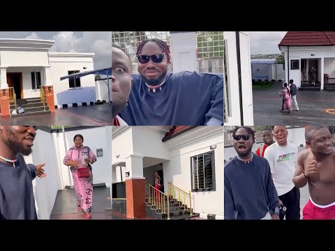 social media skit maker (De general) Built house for the parents & promised a bigger one for himself