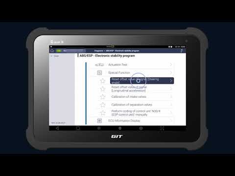 Use G.scan3 /Steering Angle Sensor Calibration Mercedes Benz in 2013