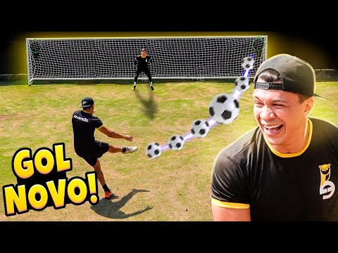 COMPRAMOS UM GOL PROFISSIONAL GIGANTESCO! 😨🥅