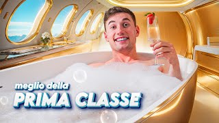 Faccio il BAGNO su un AEREO: meglio della PRIMA CLASSE?