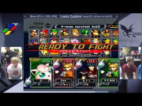Super SmashNest 7 Doubles LQ - Brick & DSL Vs. Nikabod & DeCoste In the Shell - SSBM
