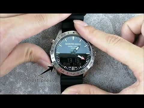 HOW TO USE NORTH EDGE GAVIA 2 WATCH?