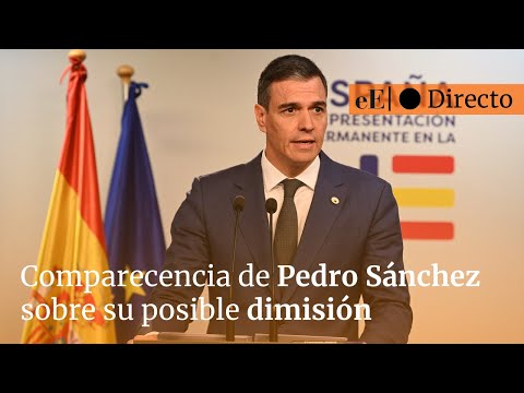DIRECTO 🔴 | Comparecencia de Pedro Sánchez: última hora de las declaraciones