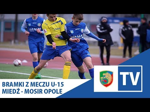 Miedź TV Bramki z meczu CLJ U15 Miedź Legnica Mosir Opole