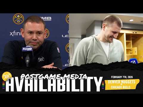 "It's Absolutely Unbelievable What He's Done" | Nuggets Postgame Media vs. CHI 🎙️
