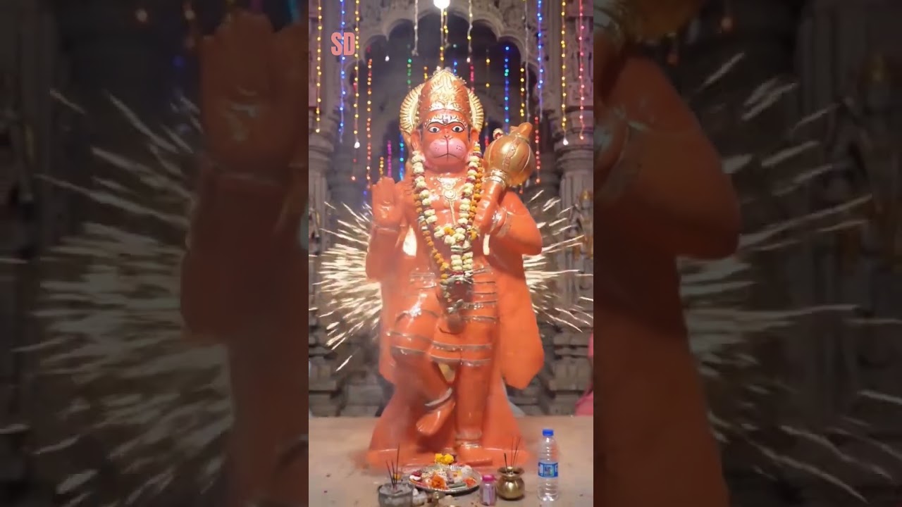 🔥हनुमान जी की शक्ति का रहस्य🚩#jaishreeram #hanumanji #bajrangbali #shortsfeed #viralshorts #bhakti