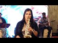 Rock And Roll Saxophone Performance By Saxophone Queen Lipika Yaad Aa Raha Hai Saxophone Music