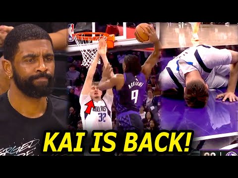 WILD COMEBACK! Nag alala si Kyrie kay Cooper Flagg, poster dunk sa rookie | Wemby is back!