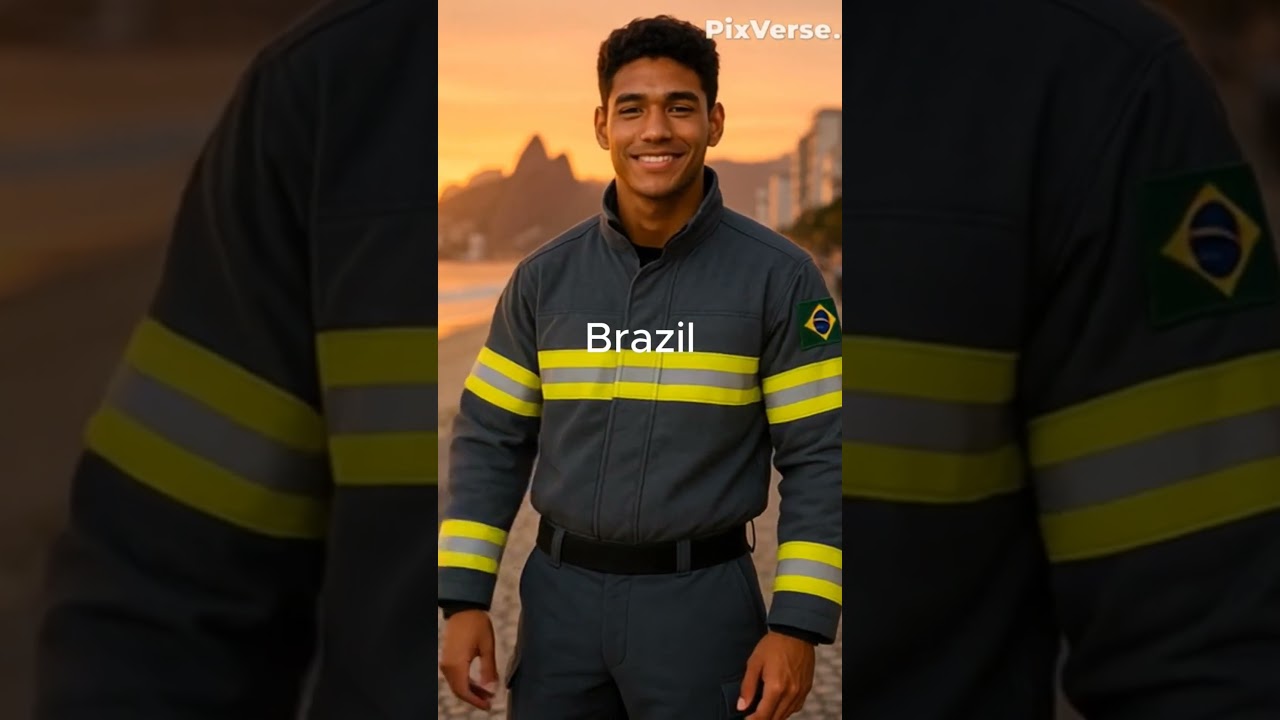 Meet the Hottest Firefighters from 7 Countries 🔥 USA Included 🇺🇸