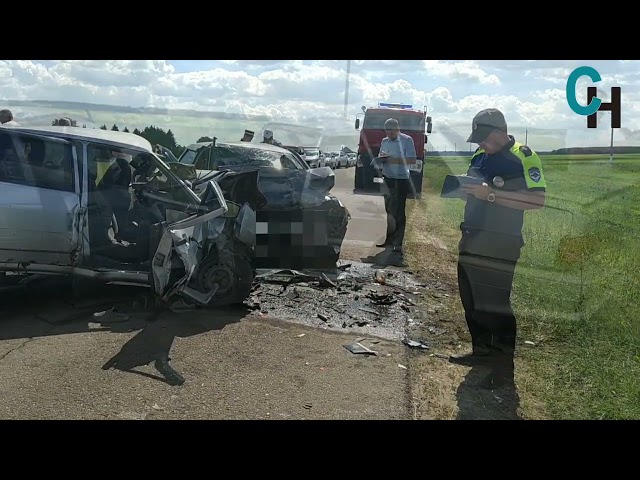 Видео с места ДТП в Аксубаевском районе