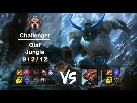 KR Challenger Replays Jungle Olaf vs Udyr Ep.2103