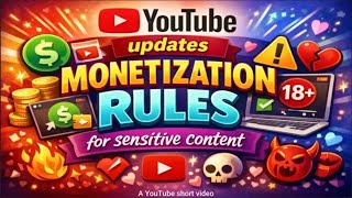 YouTube updates monetization rules for sensitive content