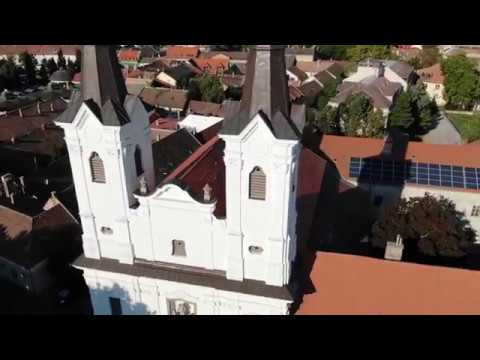 Vác, Hungary - drone footage