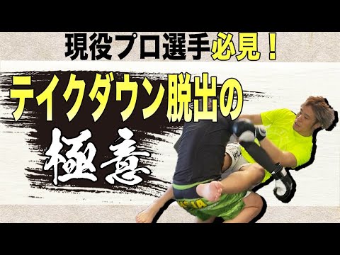 プロ必見！あなたはちゃんと出来ていますか？テイクダウンからの逃れ方＃MMA学校【技術3限目】