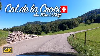 Driver’s View: Driving the Col de la Croix in the Jura Mountains, Switzerland🇨🇭