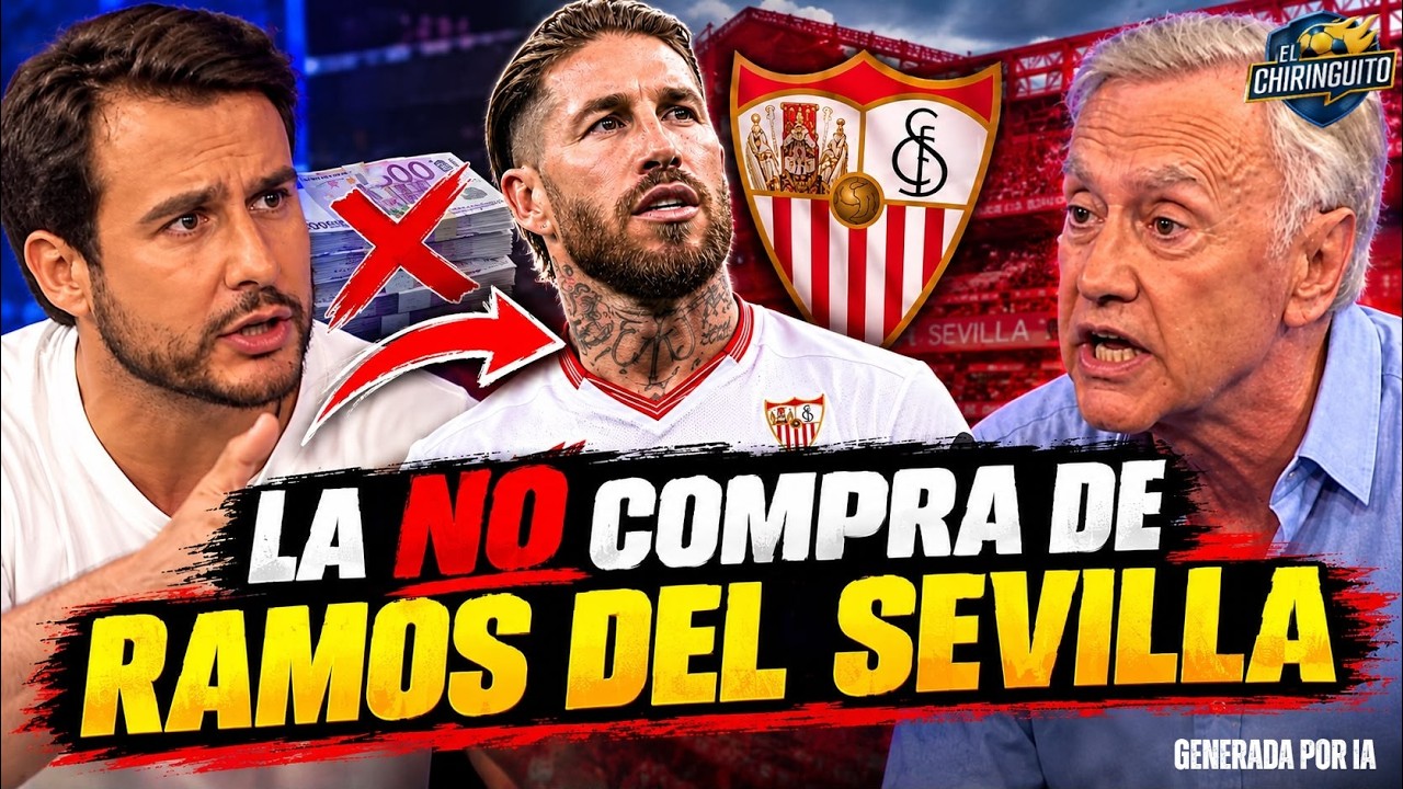 😯 MÁXIMA TENSIÓN por la NO COMPRA del SEVILLA por parte de SERGIO RAMOS | El Chiringuito