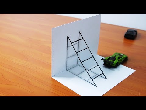 Make Your Own 3D Ladder With Just Paper!
