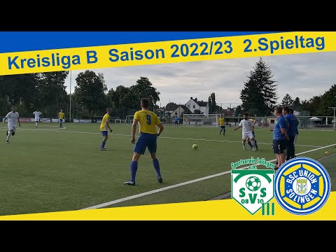 SV Solingen III - BSC Union Solingen Highlights | Kreisliga B, 2. Spieltag 2022/23