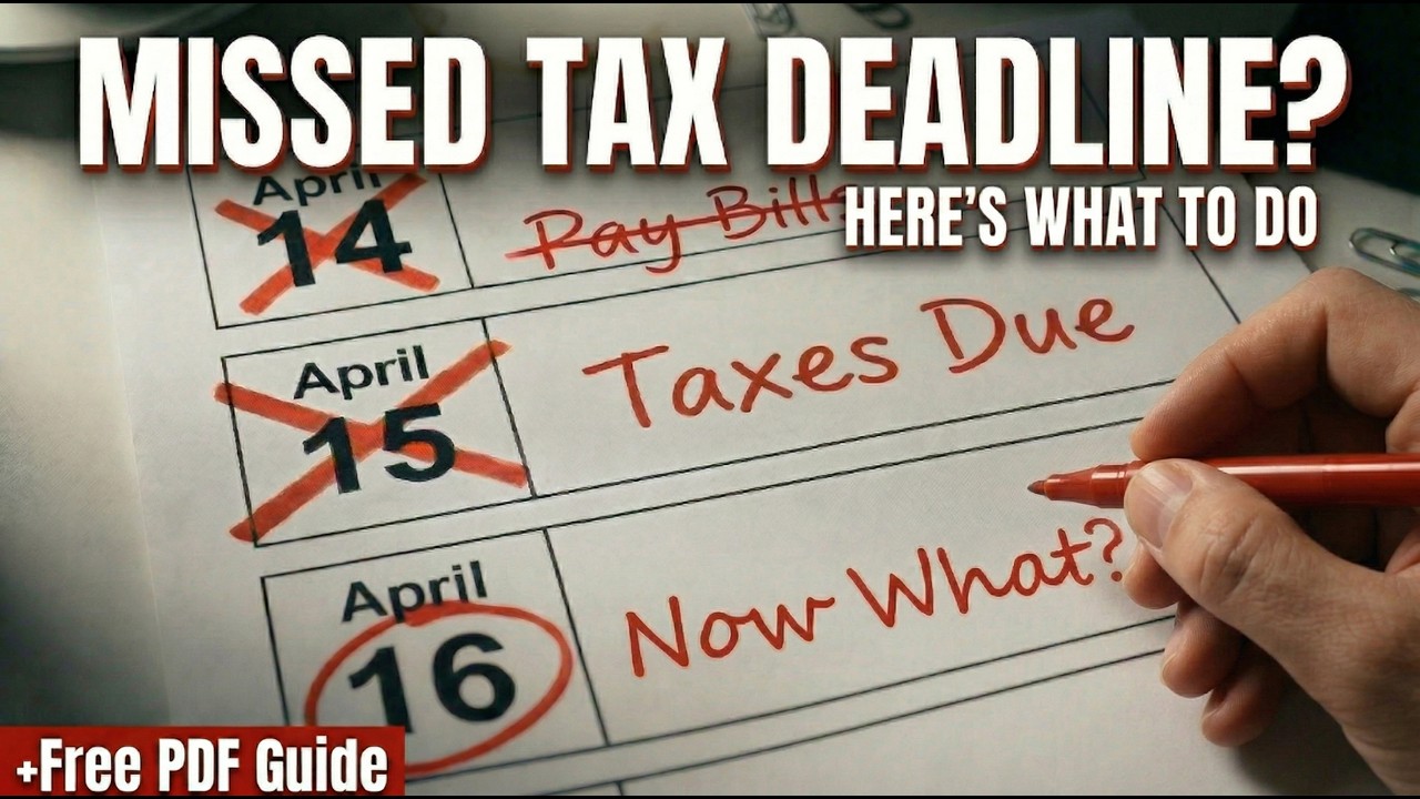 You Missed the April 15 Tax Deadline — Now What