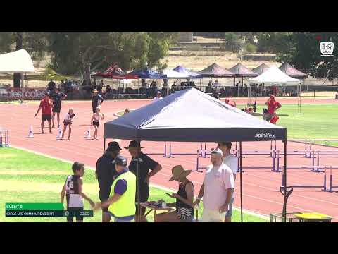 Girls U10 60m Hurdles Heat 7: 2024-25 State Combined Event Championships