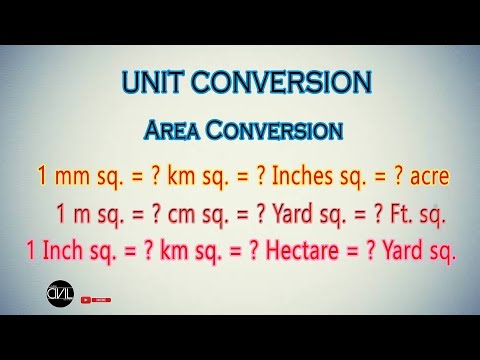Area Conversion Table | Unit Conversion