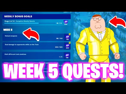 How To Complete Week 5 Quests in Fortnite - All Week 5 Challenges Fortnite Chapter 5 Season 1